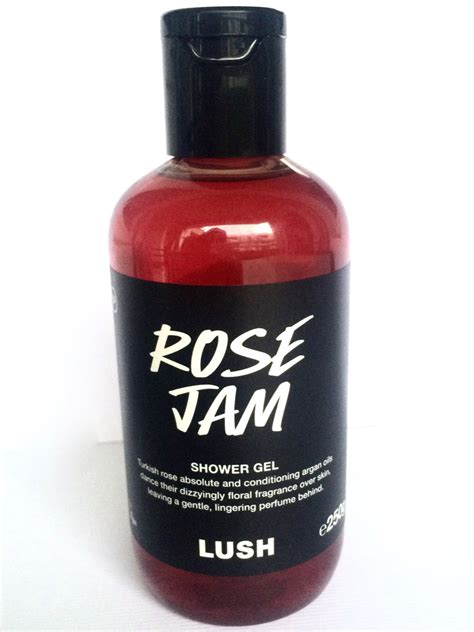 rose jam shower gel